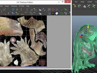 Pitt Monster Low-poly 3D model