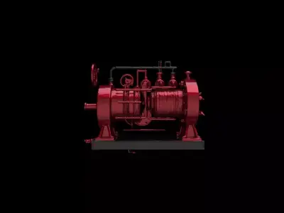 Victorian Steam Engine 3D Model 3D print model