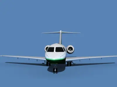 Hawker Siddley 4000 V13 3D model