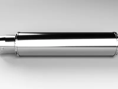 Exhaust Muffler 3D model