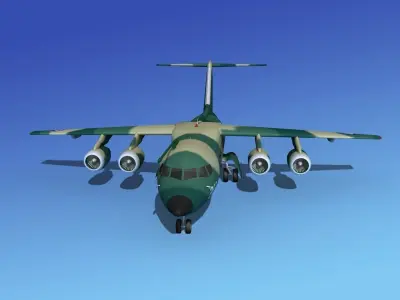 BAe 146-200 Royal Air Force 3D model