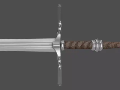 Geralt sword 3D model