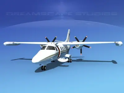 Dreamscape AF-46 Turbo Star Executive V05 3D model