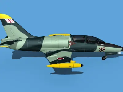 Aero Vodochody L-39C Albatross Georgia 3D model