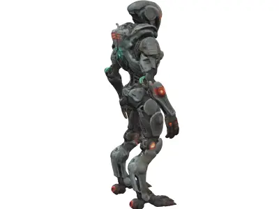 scifi morph cyborg dead space extremely detailed 3D model purchase