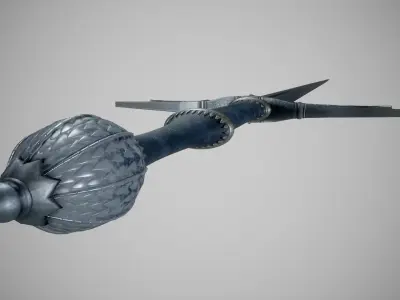 House of the Dragon sword Dark Sister - PBR Low-poly 3D model Low-poly 3D model