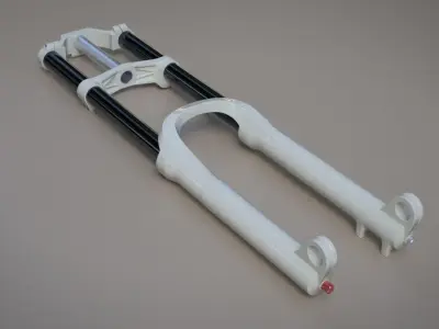 MTB Downhill Fork Suspension 3D model