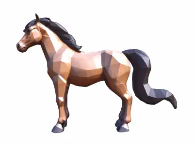 Horse 3d Model 3D model