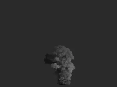 3D Smoke Animation 3D model