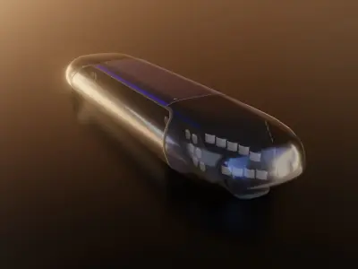 Animated DBS 4000 BE Lightbar Low-poly 3D model