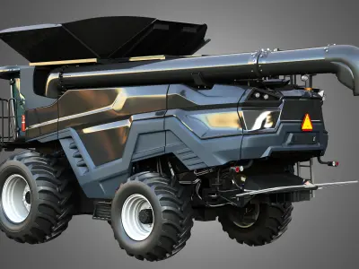 IDEAL - Combine Harvester - without Harvester Header 3D model