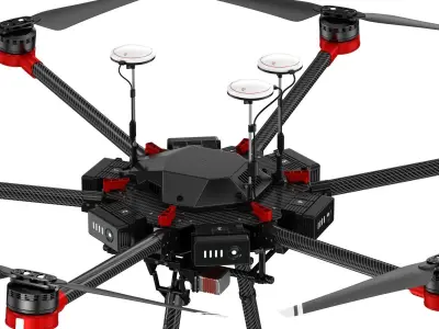 DJI Matrice 600 Pro 3D model