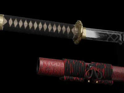 High-Quality Katana 3D Model 3D model