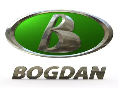 bogdan logo 3D model