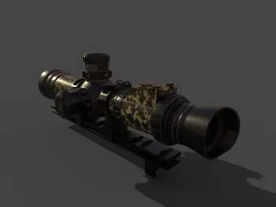 8X scope 3D model