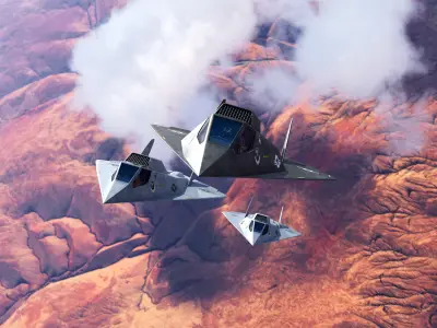 Northrop XST Stealth Demonstrator 3D model