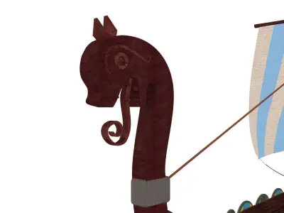 Viking Ship 3D model