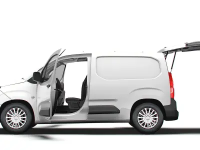 Toyota ProAce City Electric Van Tailgate HQ Interior 2024 3D model