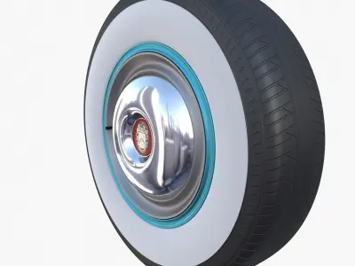Tucker 48 Wheel 3D model