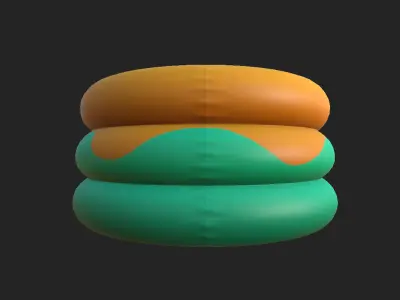 Inflatable Pool 3D model get
