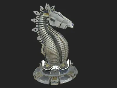 Trojan Horse  Low-poly 3D model