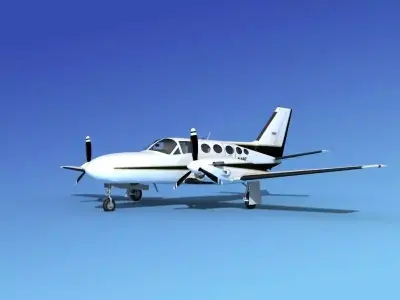 Cessna 425 Conquest I V05 3D model