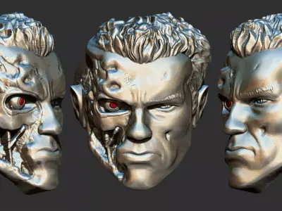 Terminator T800 Arnold Ring 3D print model purchase