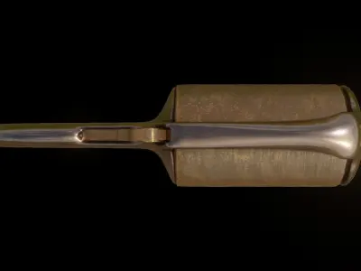 3D My Friend knuckleduster Pistol PBR model Low-poly 3D model