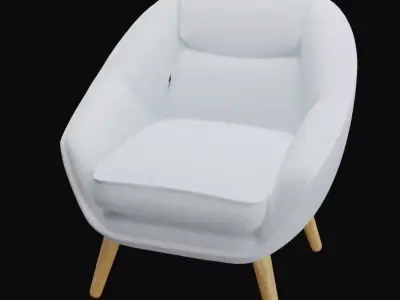 Mid-Century Modern Lounge Chair Free 3D model