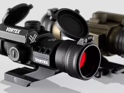 Vortex StrikeFire2 Red Dot Sight Low-poly 3D model