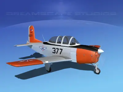 Beechcraft T-34 Mentor Philippines 3D model