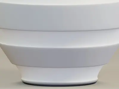 Vintage ceramic pitcher Low-poly 3D model