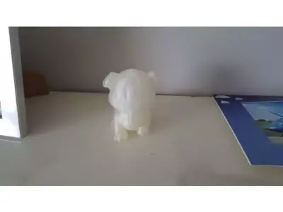 Doggy dog figurine 3D model