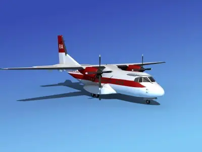 Casa CN-235 Richards Aviation 3D model