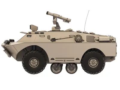 BRDM-2 9P148 Competition 1978 3D model