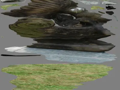 Vietnamese Harpy status 3D model