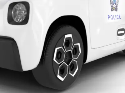 Citroen Ami 2020 Police 3D model