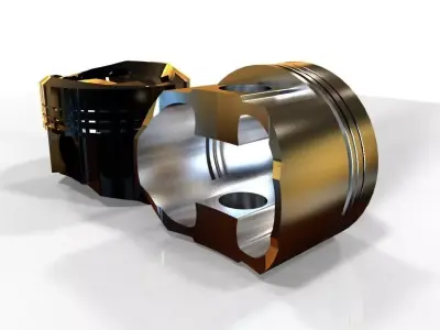 Cvh piston Free 3D model