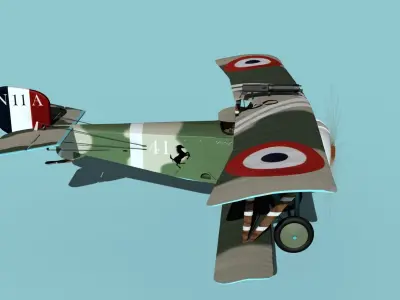 Nieuport 11 VHP V06 3D model