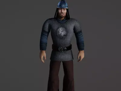 Orak Character Animated Free low-poly 3D model