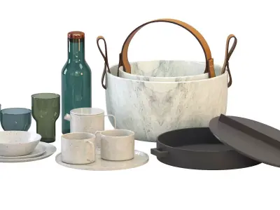 Kitchen decor part 2 3D model