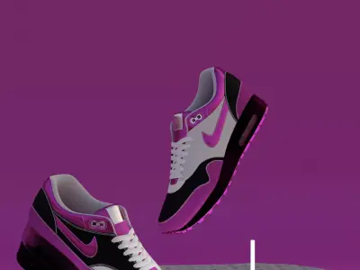 Nike Air 1 sneaker Barbicore Free 3D model