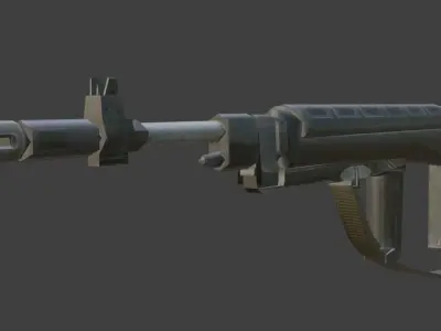 weapon m14 Low-poly 3D model