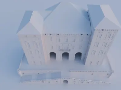 Castello di Aglie - High-Quality 3D model