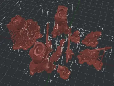 Black Knights - Bellicosor Squad 3D print model