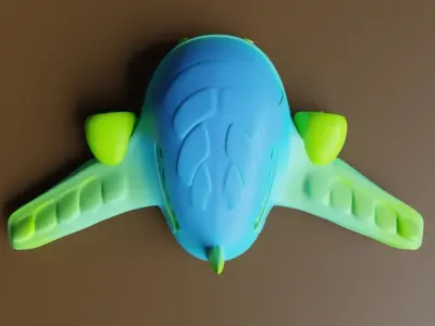 AEROPLAN KEYCHAIN Low-poly 3D model