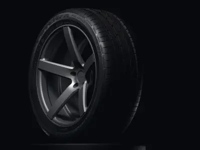 Bridgestone Potenza RE050 RFT 3D model