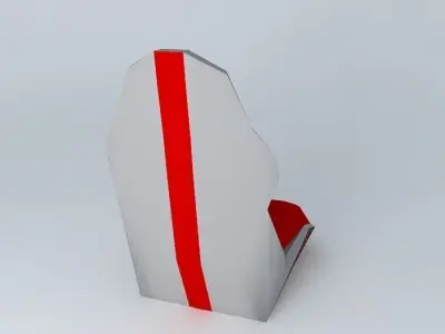 Sport car seat NEG Free 3D model