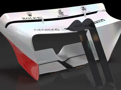 Formula 1 2022 Rear Spoiler 3D model