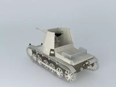 Panzerjäger I (German Tank) 3D model